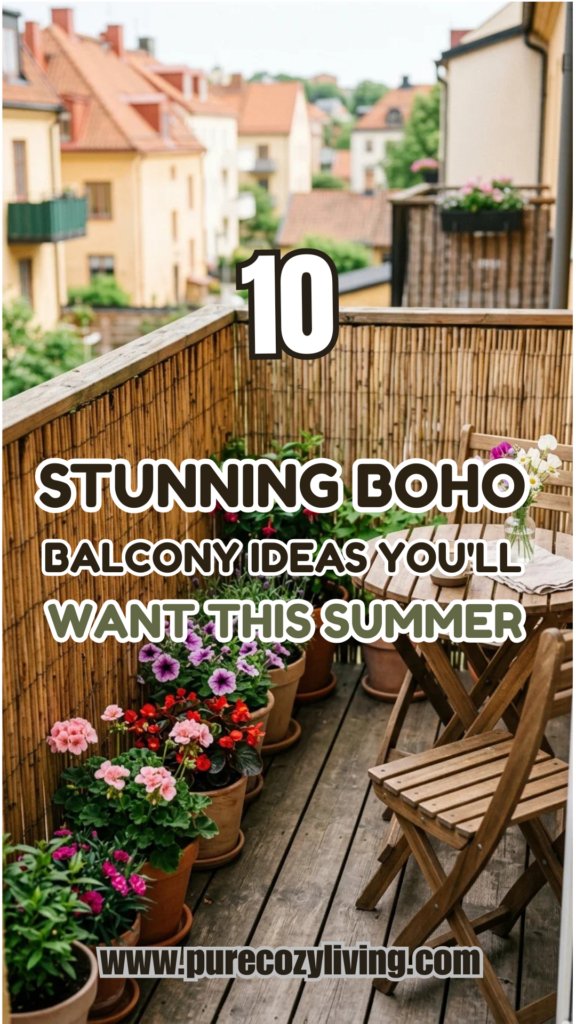 10 Stunning Boho Balcony Ideas You’ll Want This Summer