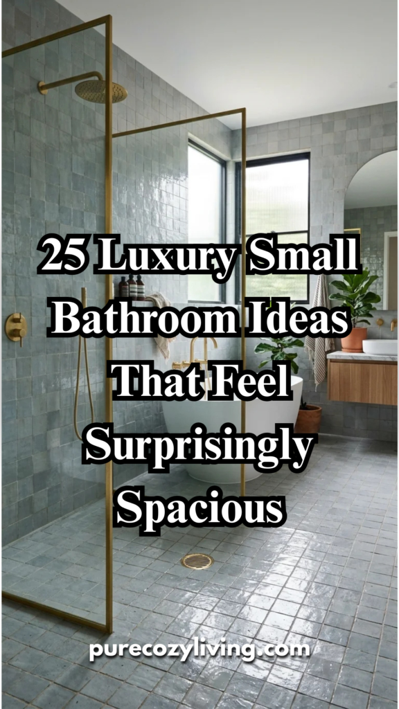 25 Luxury Small Bathroom Ideas That Feel Surprisingly Spacious