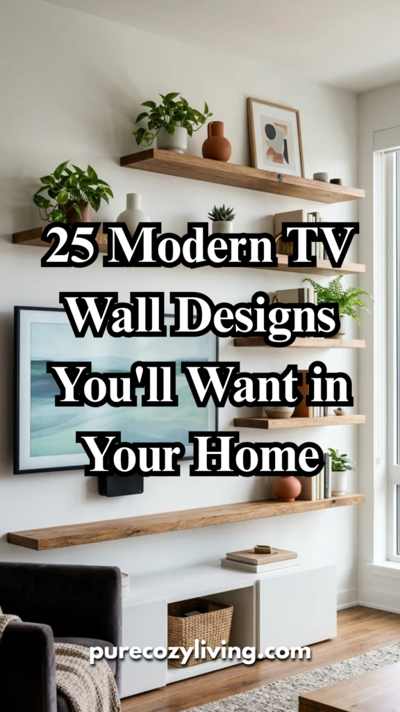 25 Modern TV Wall Designs You’ll Want in Your Home