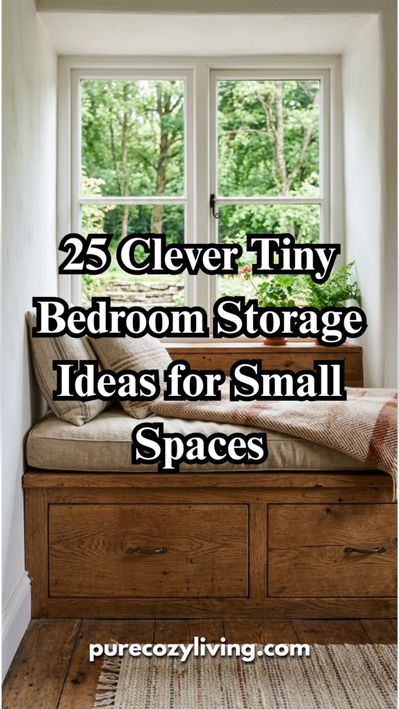 25 Clever Tiny Bedroom Storage Ideas for Small Spaces