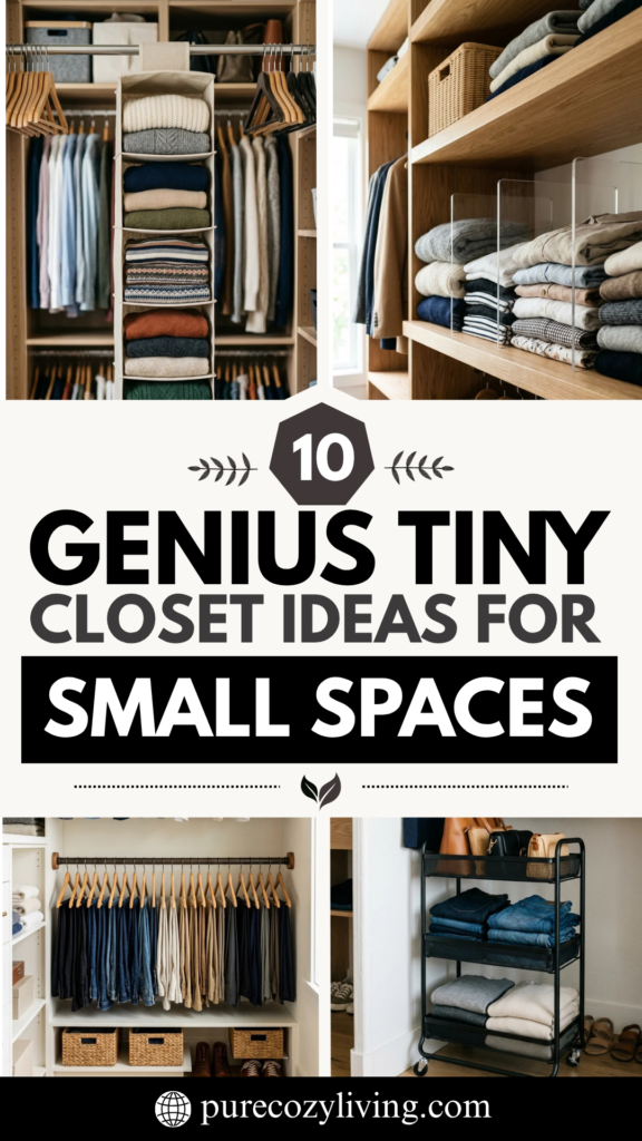 10 Genius Tiny Closet Ideas for Small Spaces