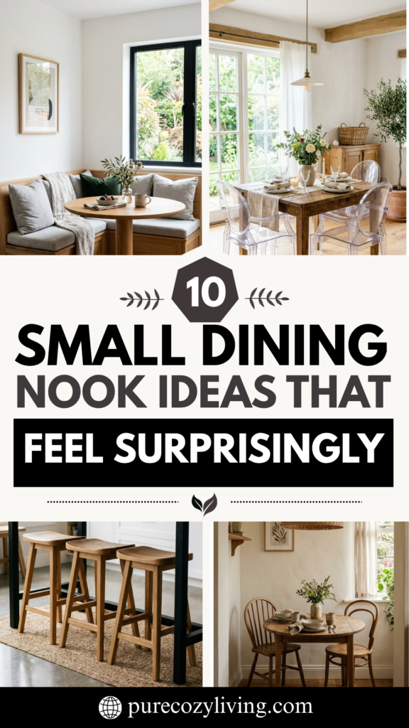 10 Small Dining Nook Ideas That Feel Surprisingly Spacious