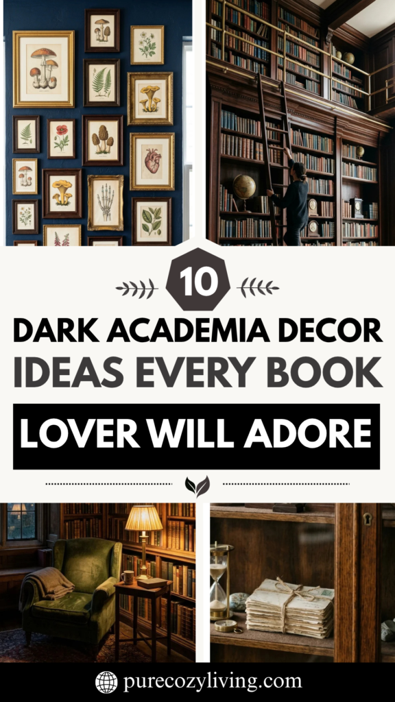10 Dark Academia Decor Ideas Every Book Lover Will Adore