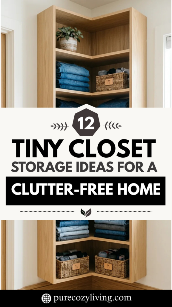 12 Tiny Closet Storage Ideas for a Clutter-Free Home