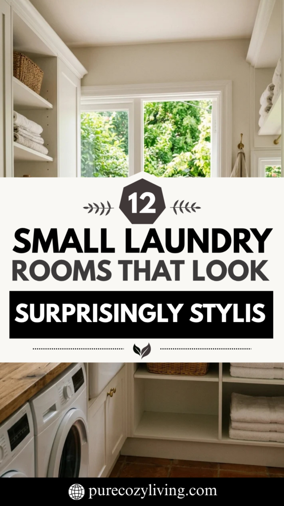 12 Small Laundry Rooms That Look Surprisingly Stylish