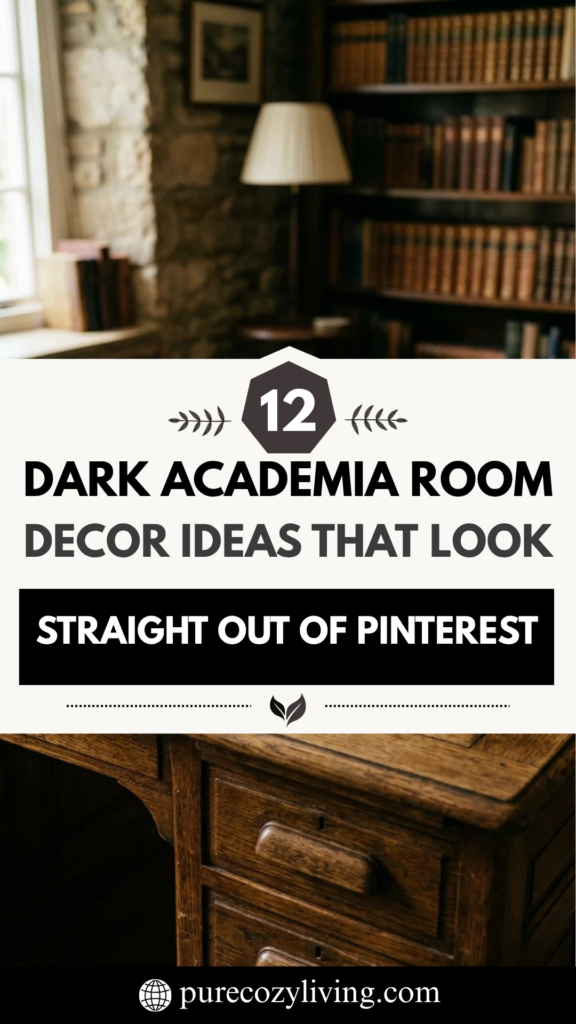 12 Dark Academia Room Decor Ideas That Look Straight Out of Pinterest