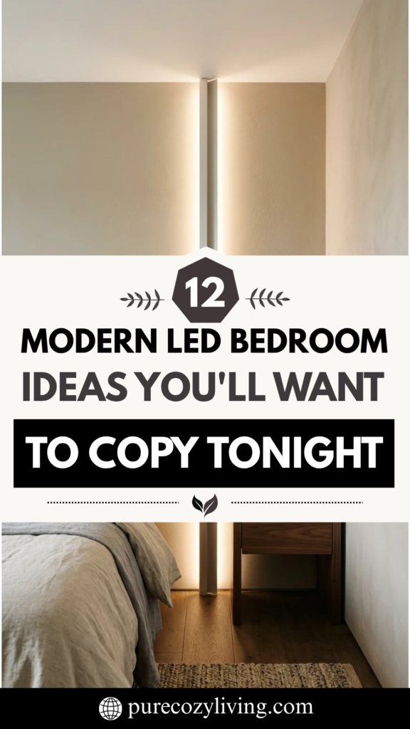 12 Modern LED Bedroom Ideas You’ll Want to Copy Tonight