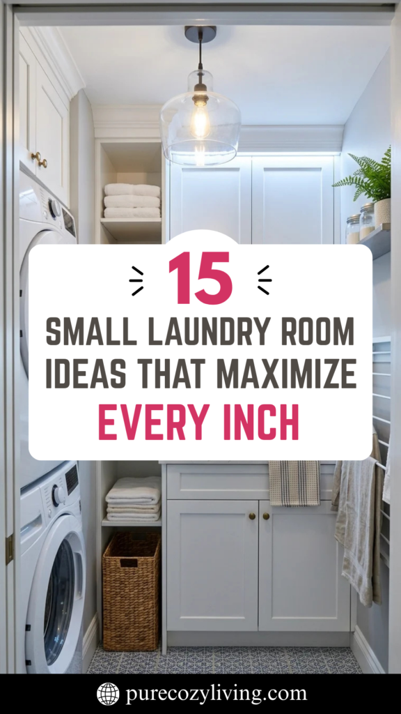 15 Small Laundry Room Ideas That Maximize Every Inch