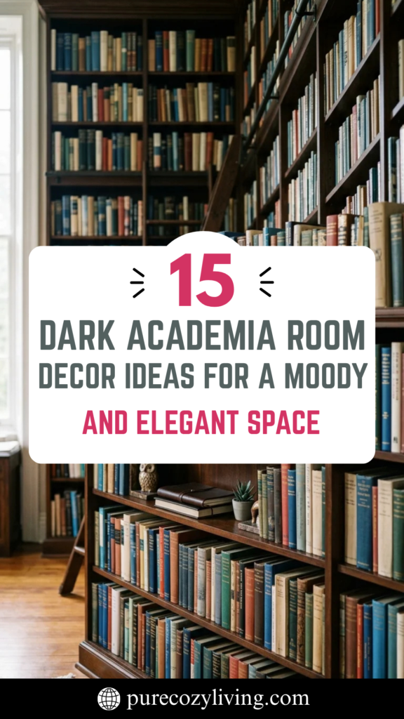 15 Dark Academia Room Decor Ideas for a Moody and Elegant Space