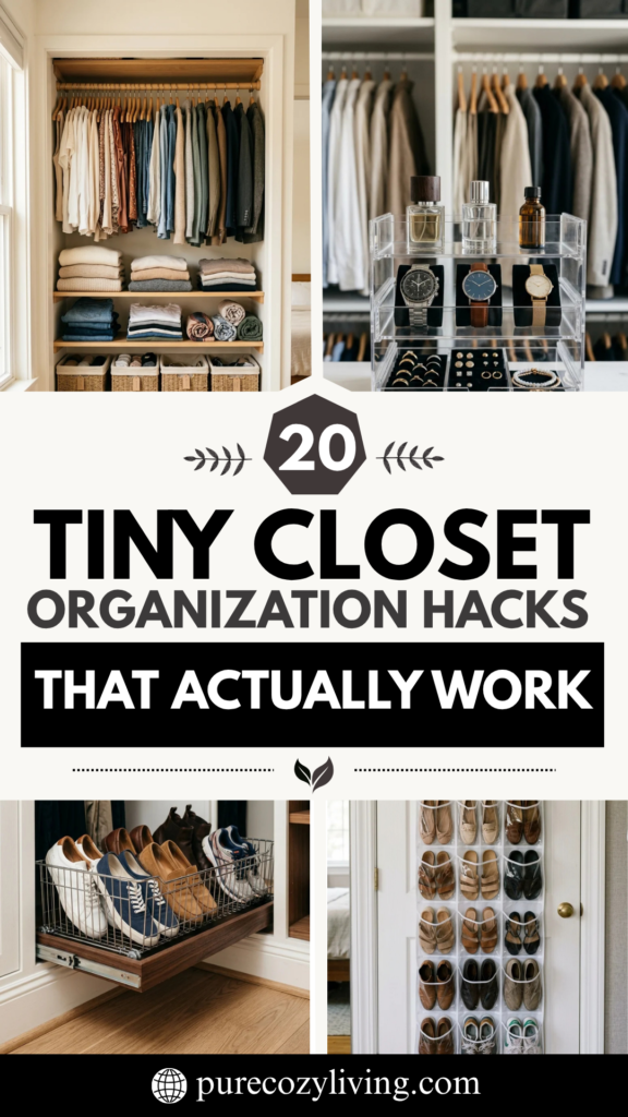 20 Tiny Closet Organization Hacks That Actually Work