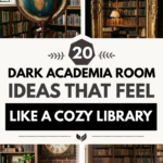 20 Dark Academia Room Ideas That Feel Like a Cozy Library