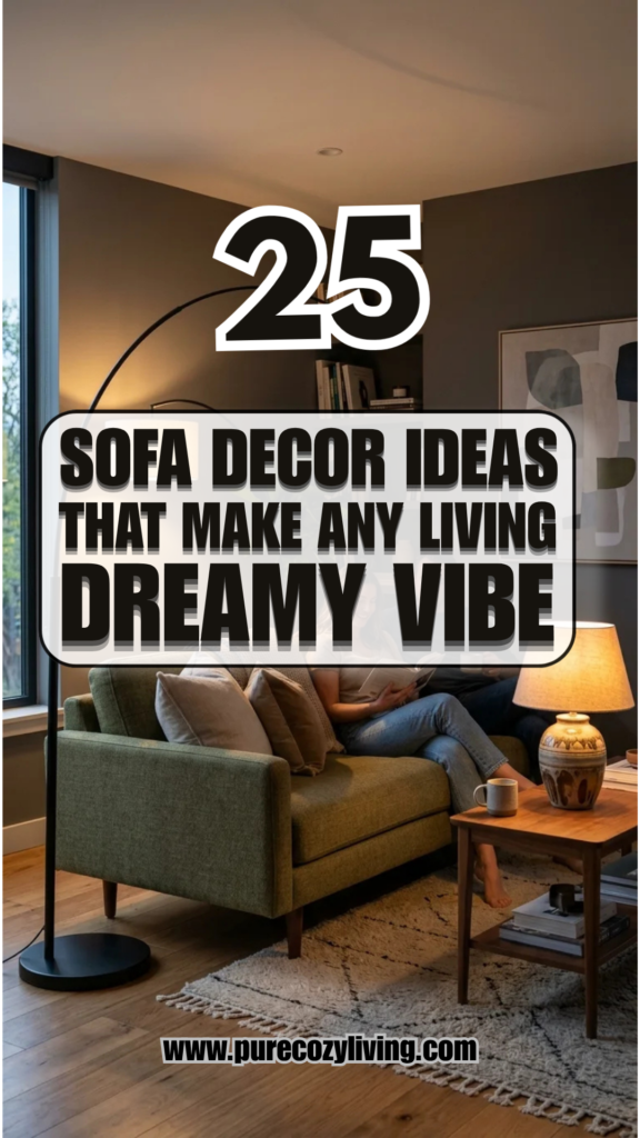 25 Sofa Decor Ideas That Make Any Living Room Feel Luxurious