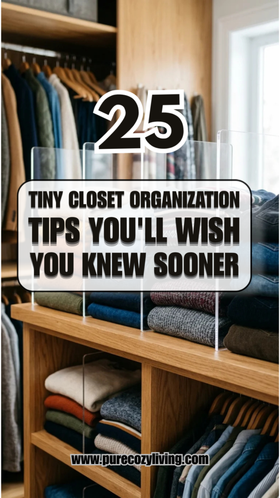 25 Tiny Closet Organization Tips You’ll Wish You Knew Sooner