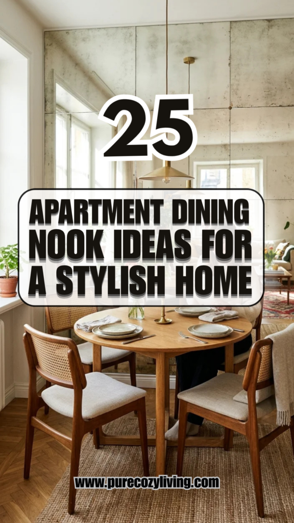 25 Apartment Dining Nook Ideas for a Stylish Home