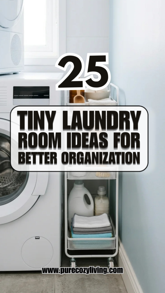 25 Tiny Laundry Room Ideas for Better Organization