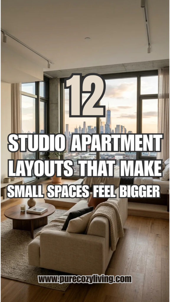 12 Studio Apartment Layouts That Make Small Spaces Feel Bigger