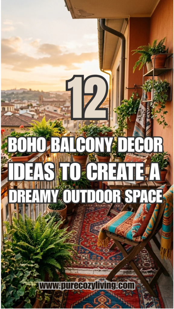 12 Boho Balcony Decor Ideas to Create a Dreamy Outdoor Space