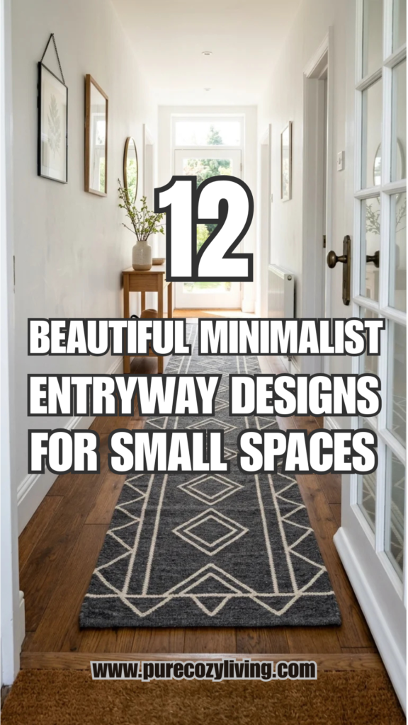 12 Beautiful Minimalist Entryway Designs for Small Spaces