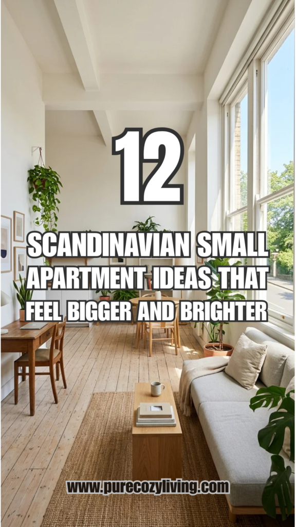 12 Scandinavian Small Apartment Ideas That Feel Bigger and Brighter