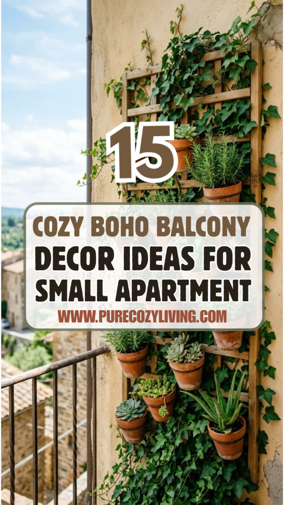 15 Cozy Boho Balcony Decor Ideas for Small Apartments