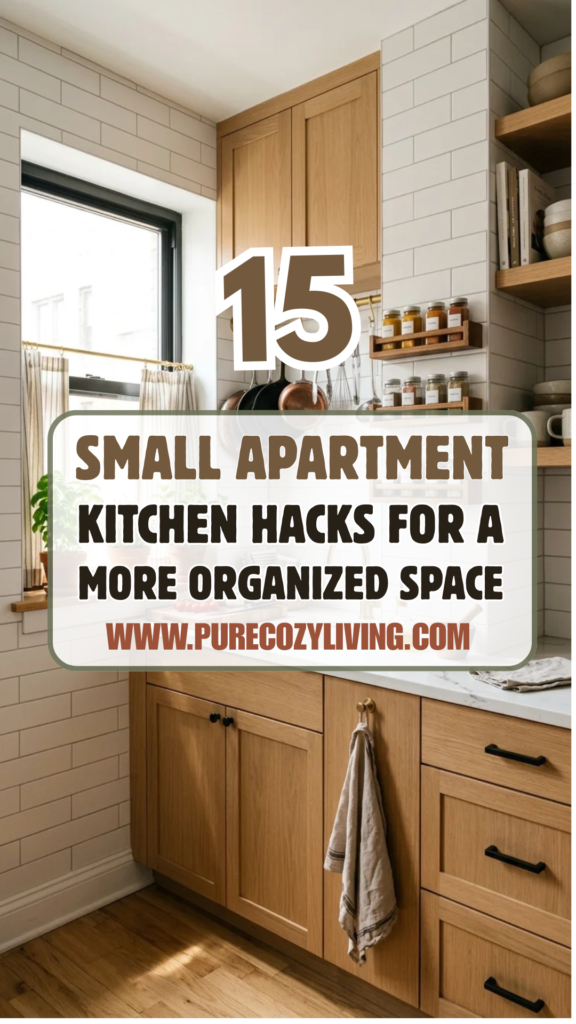 15 Small Apartment Kitchen Hacks for a More Organized Space