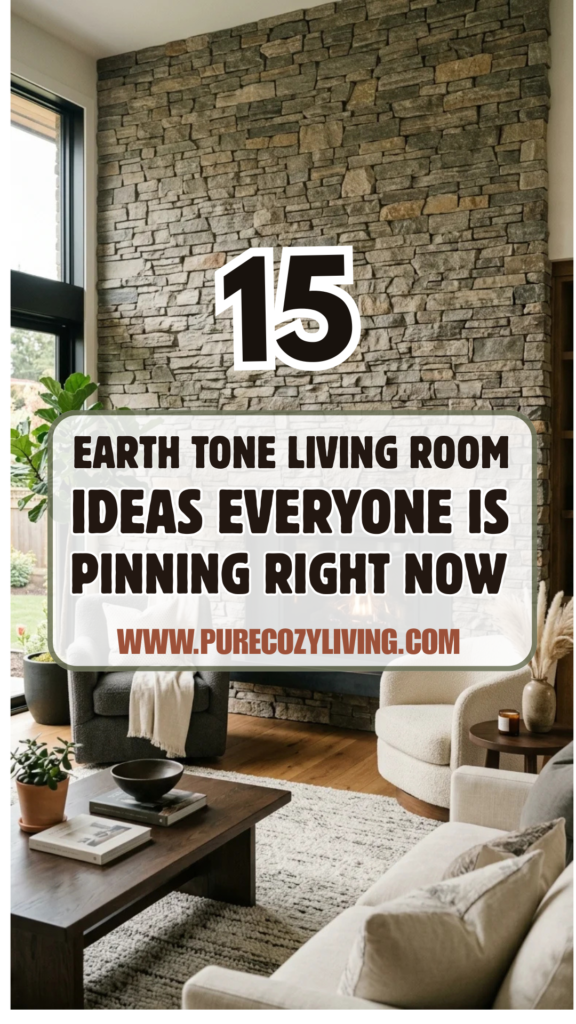 15 Earth Tone Living Room Ideas Everyone Is Pinning Right Now