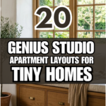 20 Genius Studio Apartment Layouts for Tiny Homes