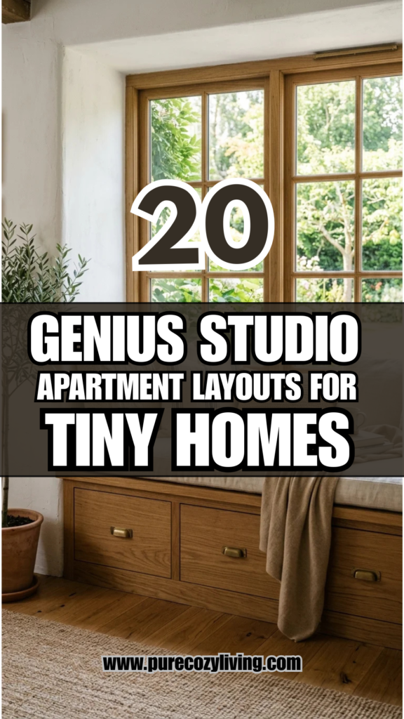 20 Genius Studio Apartment Layouts for Tiny Homes