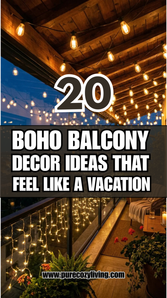 20 Boho Balcony Decor Ideas That Feel Like a Vacation