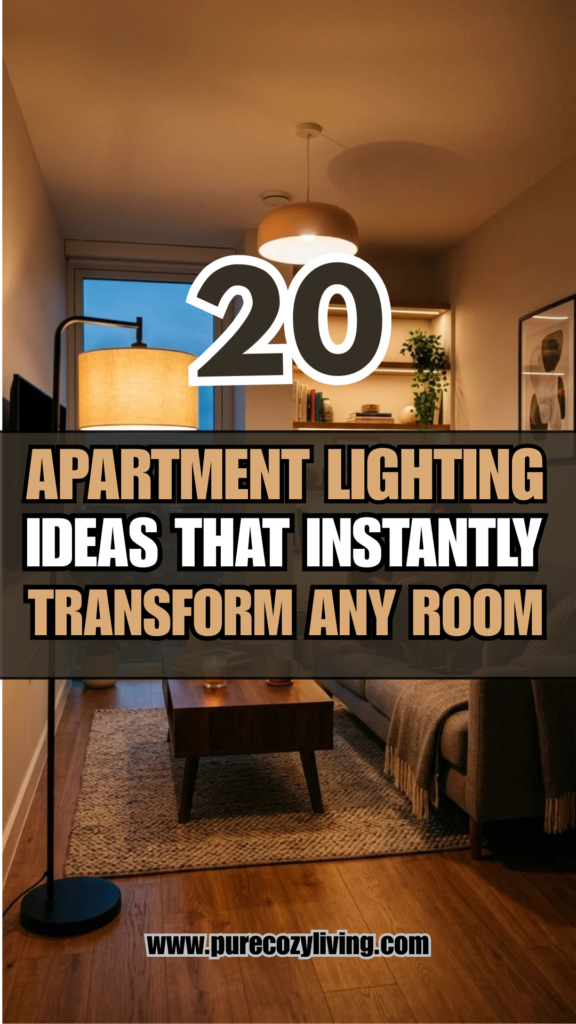20 Apartment Lighting Ideas That Instantly Transform Any Room