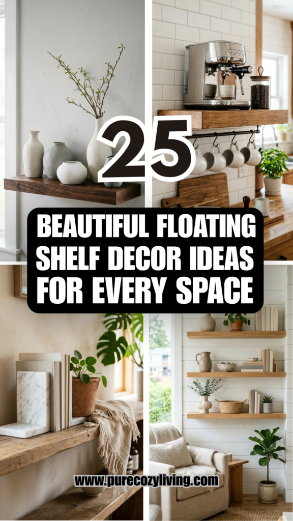 25 Beautiful Floating Shelf Decor Ideas for Every Space