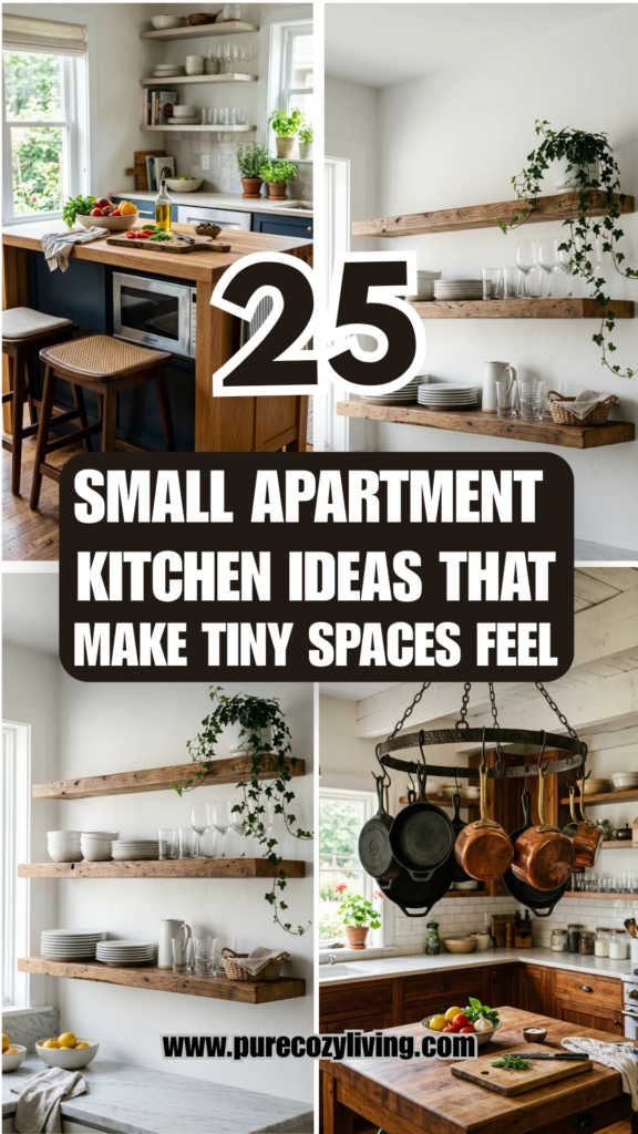 25 Small Apartment Kitchen Ideas That Make Tiny Spaces Feel Huge