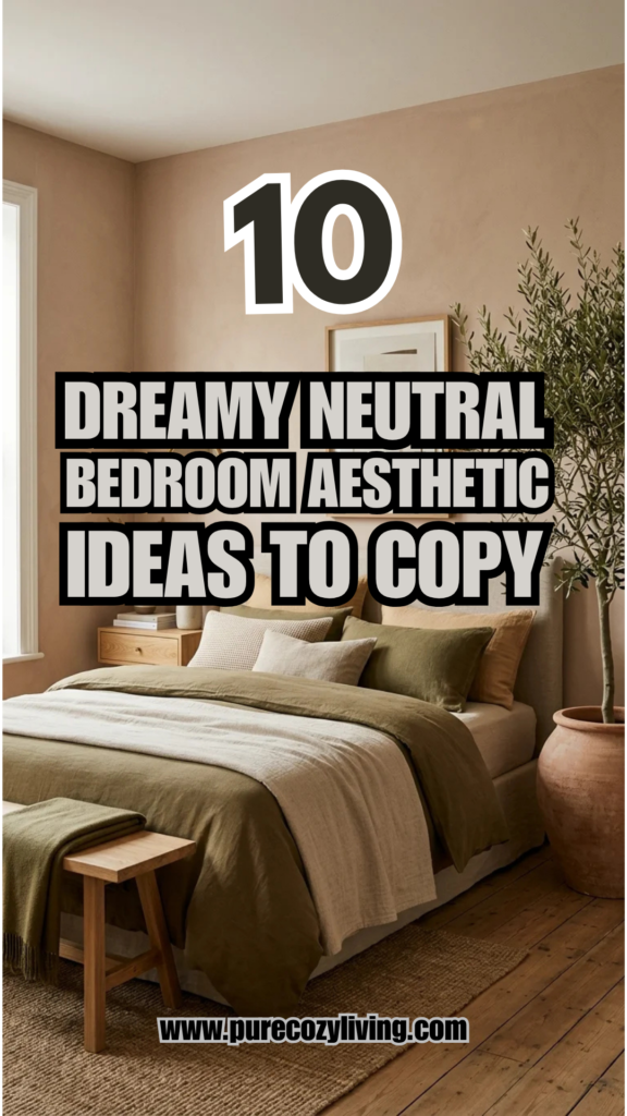 10 Dreamy Neutral Bedroom Aesthetic Ideas to Copy