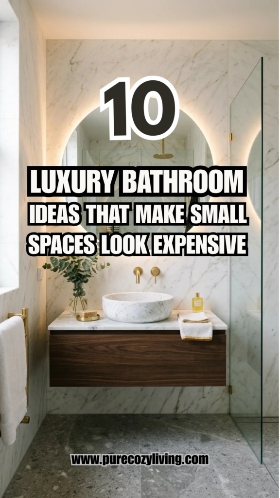 10 Luxury Bathroom Ideas That Make Small Spaces Look Expensive