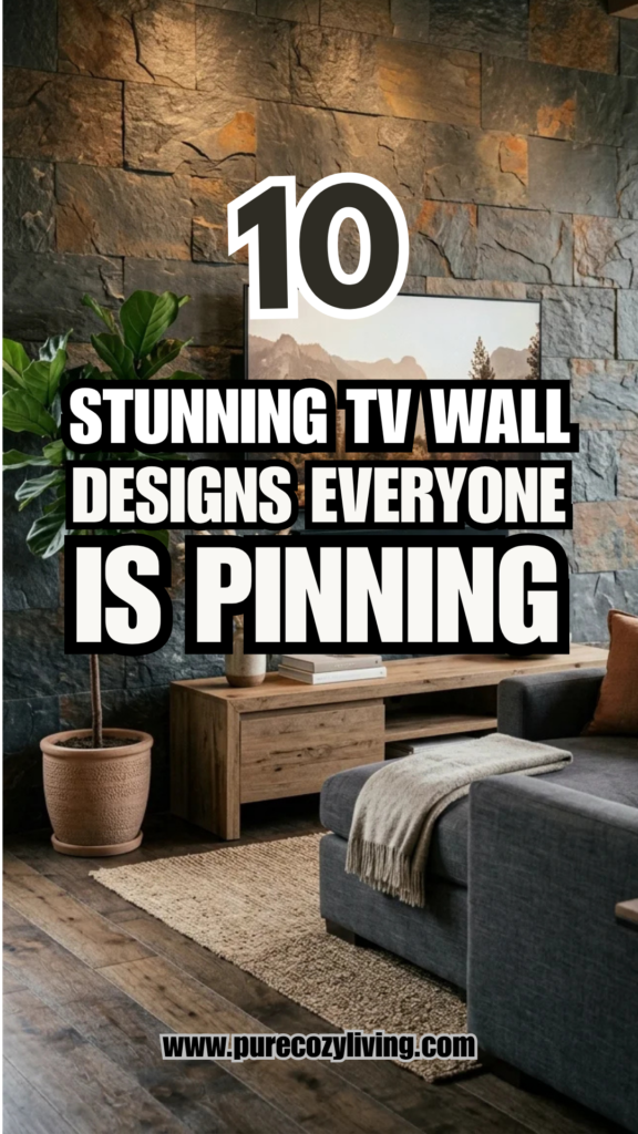 10 Stunning TV Wall Designs Everyone Is Pinning