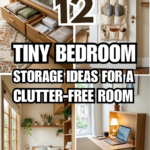 12 Tiny Bedroom Storage Ideas for a Clutter-Free Room