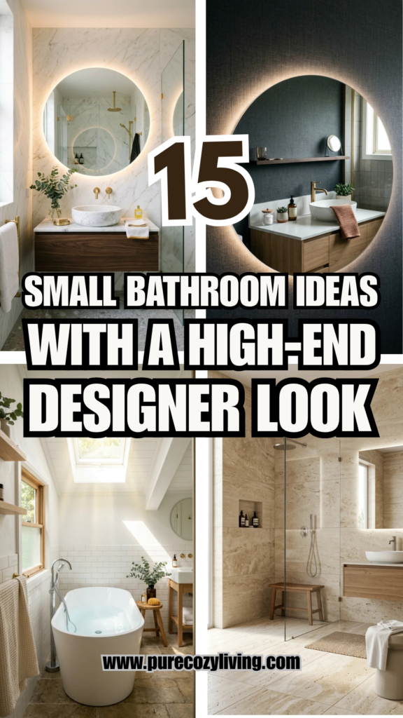 15 Small Bathroom Ideas with a High-End Designer Look