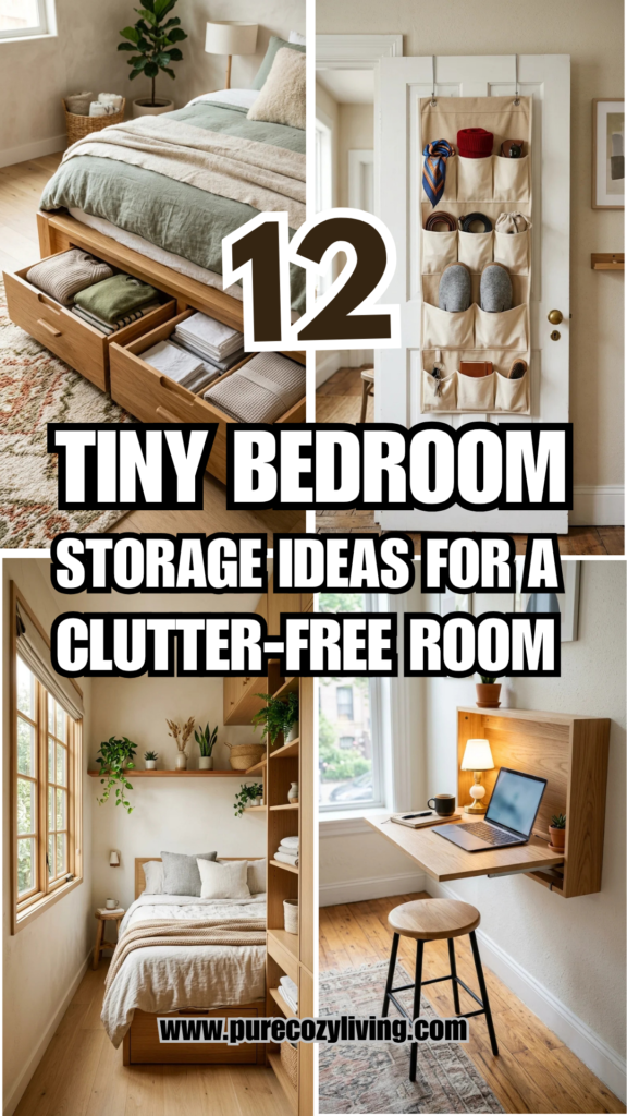 12 Tiny Bedroom Storage Ideas for a Clutter-Free Room