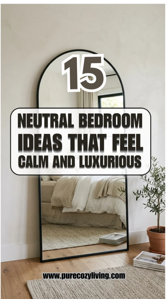 15 Neutral Bedroom Ideas That Feel Calm and Luxurious