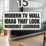 15 Modern TV Wall Ideas That Look Incredibly Luxurious