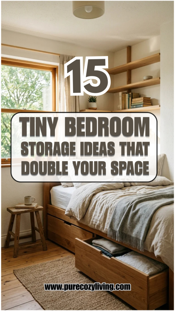 15 Tiny Bedroom Storage Ideas That Double Your Space