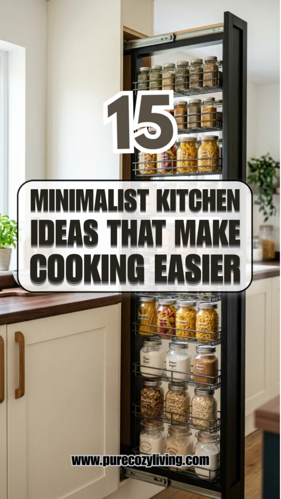 15 Minimalist Kitchen Ideas That Make Cooking Easier