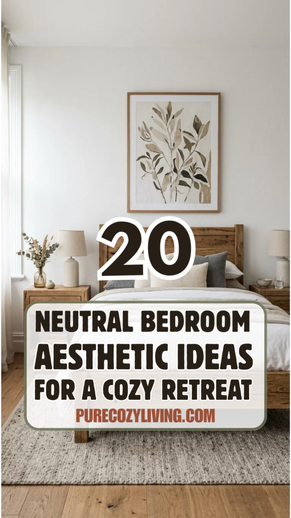 20 Neutral Bedroom Aesthetic Ideas for a Cozy Retreat