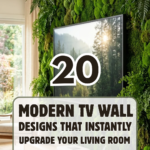 20 Modern TV Wall Designs That Instantly Upgrade Your Living Room