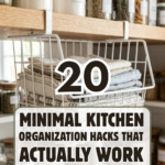 20 Minimal Kitchen Organization Hacks That Actually Work