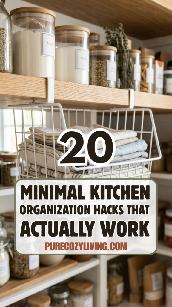 20 Minimal Kitchen Organization Hacks That Actually Work