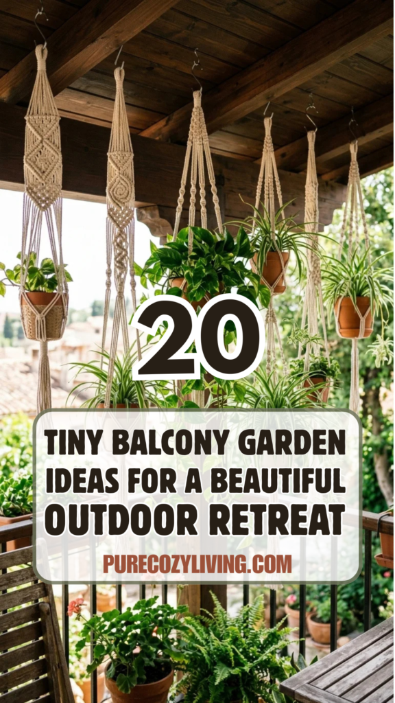 20 Tiny Balcony Garden Ideas for a Beautiful Outdoor Retreat